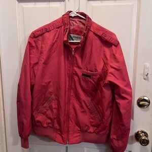 Members Only Hot Pink Bomber Jacket Medium Petite sized 13/14